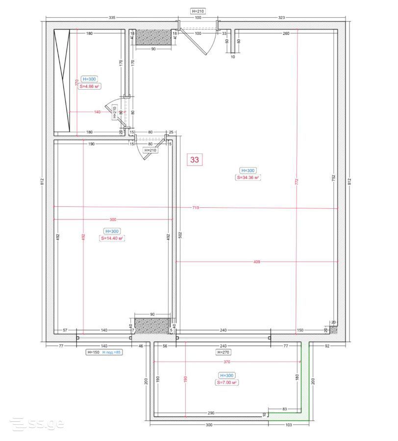 2 Room Flat For Sale, 2 of 4