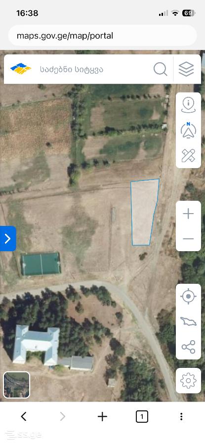 Land For Sale. Akhalsopeli view 1