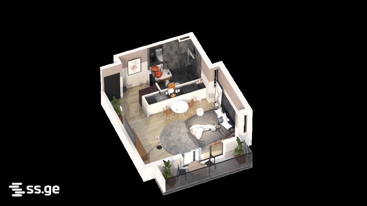 Продажа 2-комната Квартира в Qazbegshi view 16