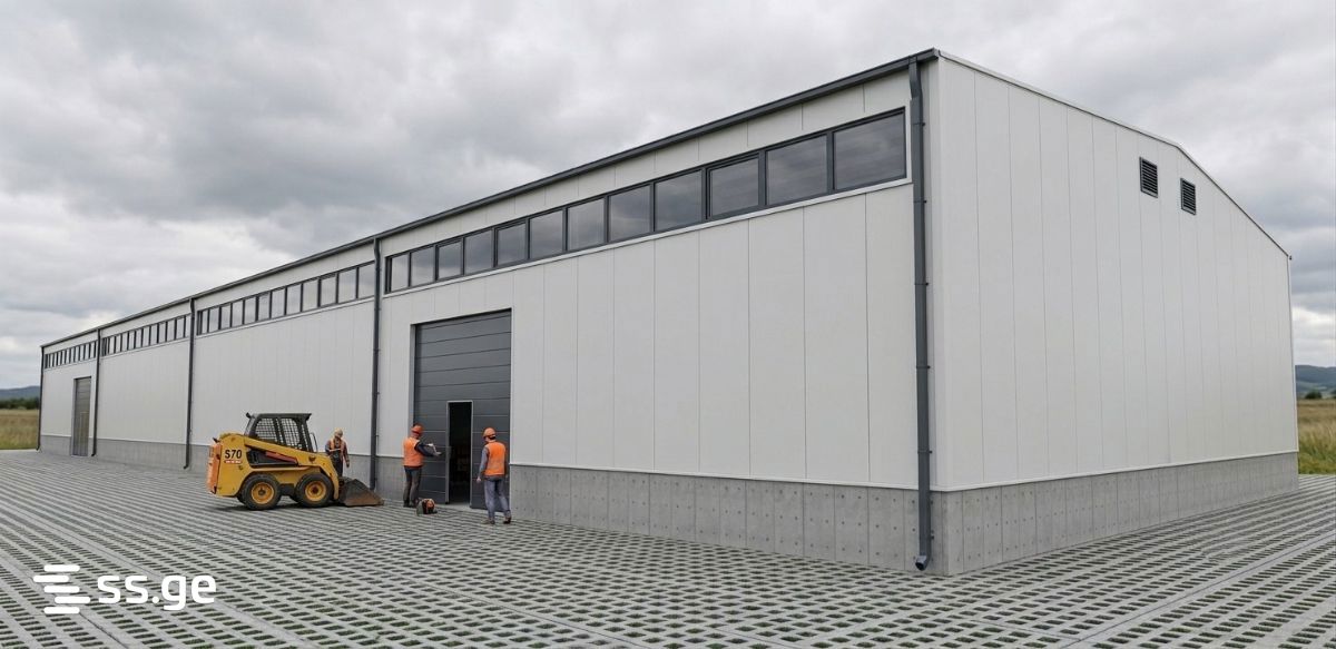 Store-Industrial Property For Rent. Natakhtari view 1