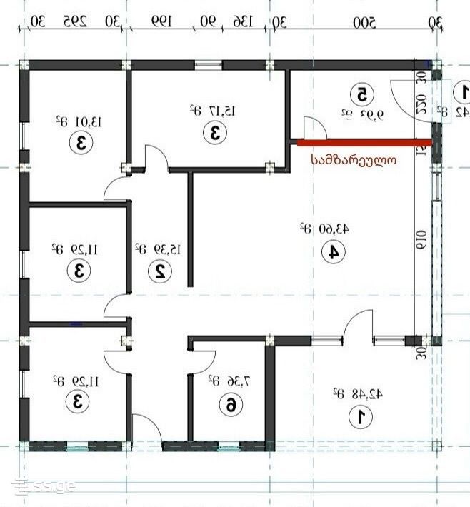 6 Room Private House For Sale view 2