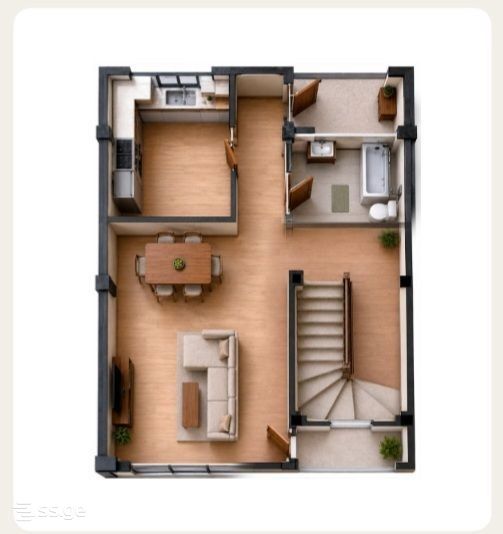 4 Room Private House For Sale view 4