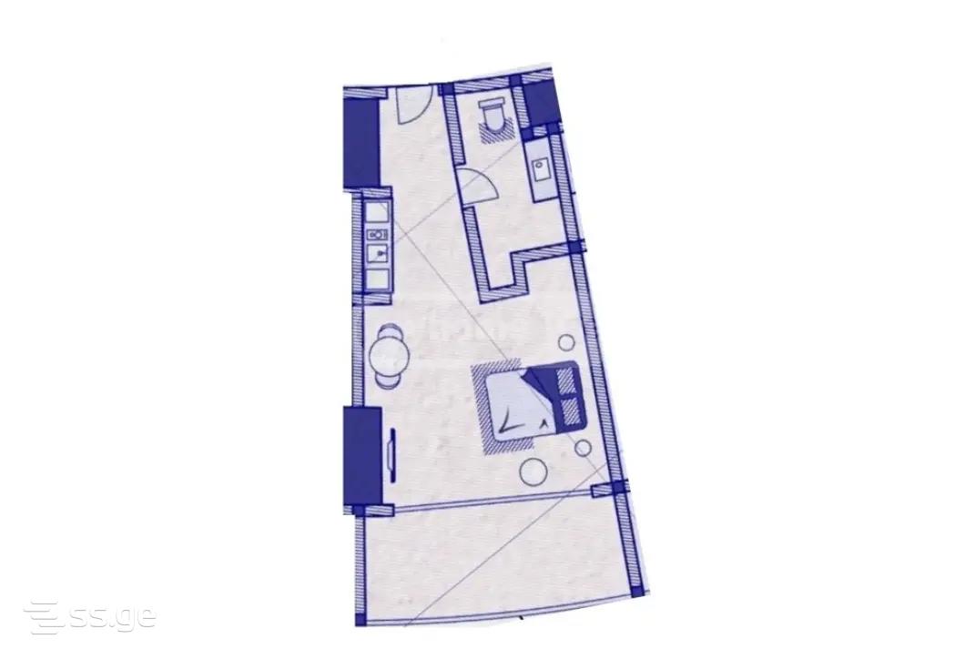 Продажа 1-комната Квартира view 5