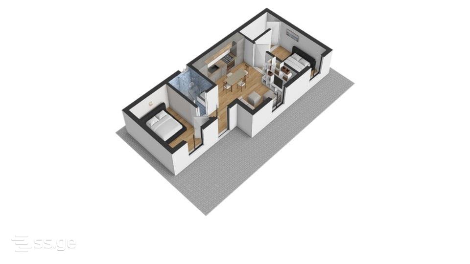 3 Room Summer Cottage For Sale view 2