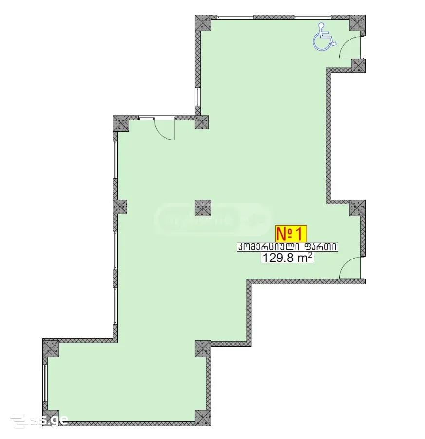 Commercial Space For Sale. Avlabari view 2
