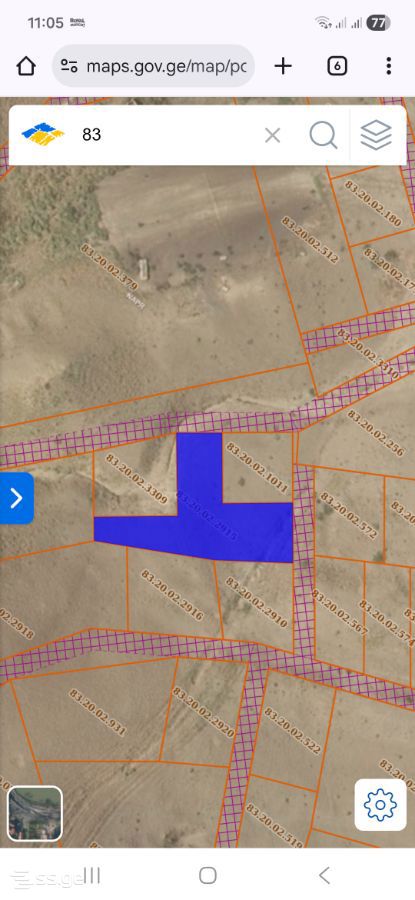 Land For Sale. Rustavi view 2