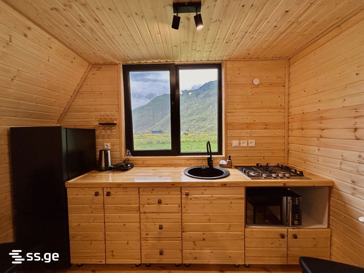 2 Room Summer Cottage Daily Rent. Kazbegi view 5