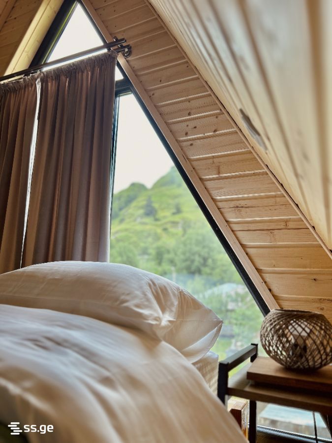 2 Room Summer Cottage Daily Rent. Kazbegi view 9