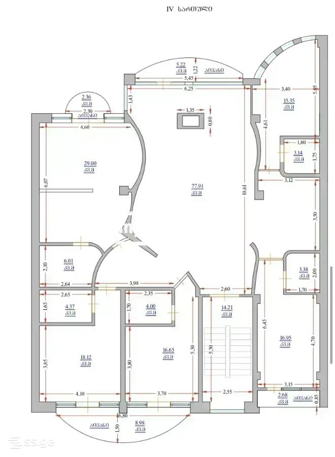 23 Room Hotel For Rent. Vake view 13