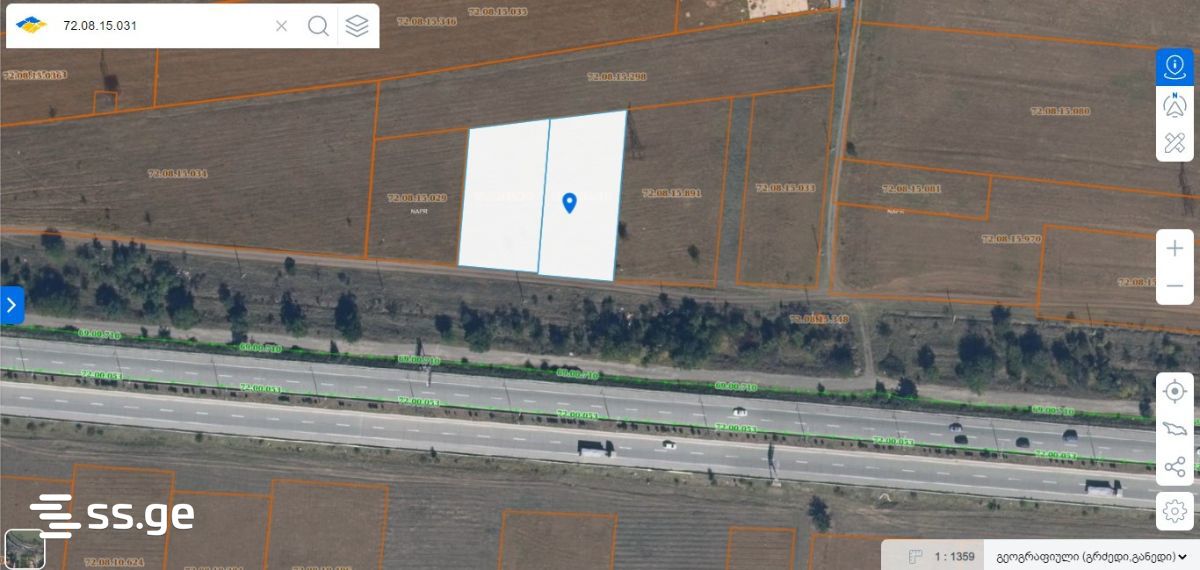 Land For Sale. Tserovani view 1