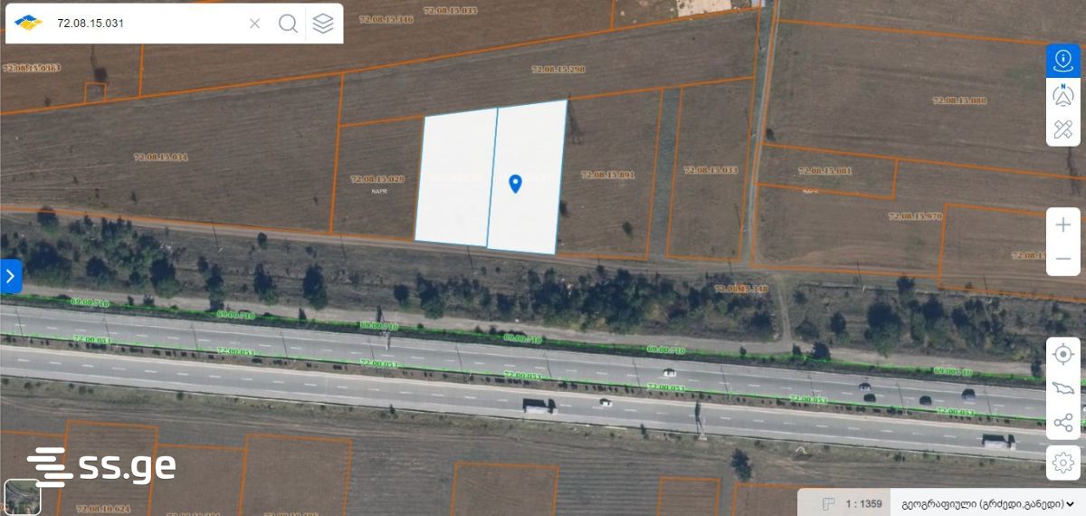 Land For Sale. Tserovani view 1