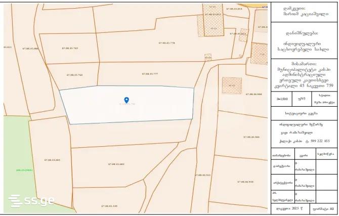 Land For Sale. Kaspi view 1