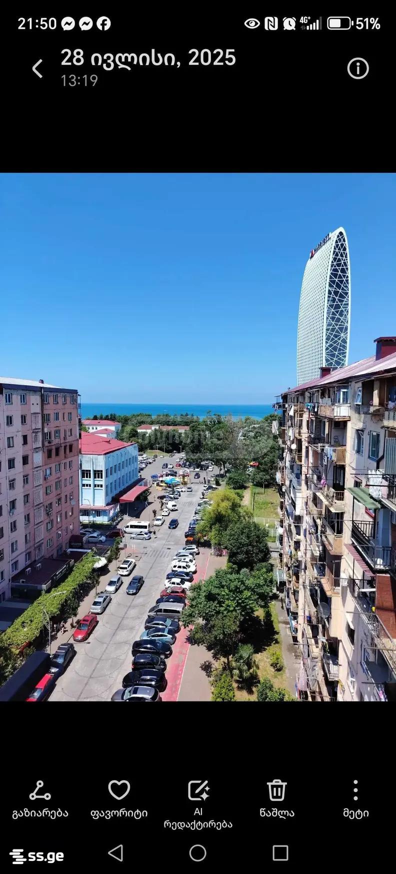 2 Room Flat Daily Rent. Batumi view 8
