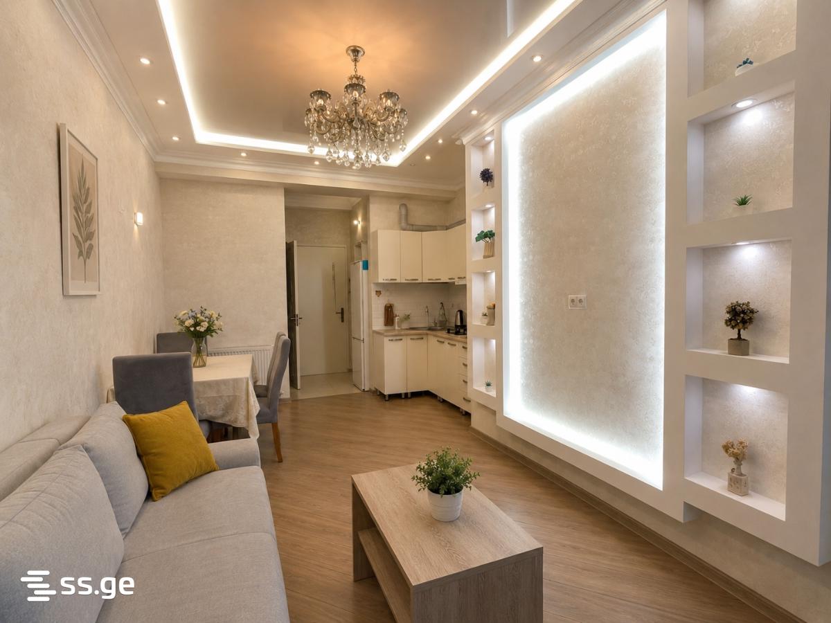 2 Room Flat For Rent. Mukhiani, 1 of 4