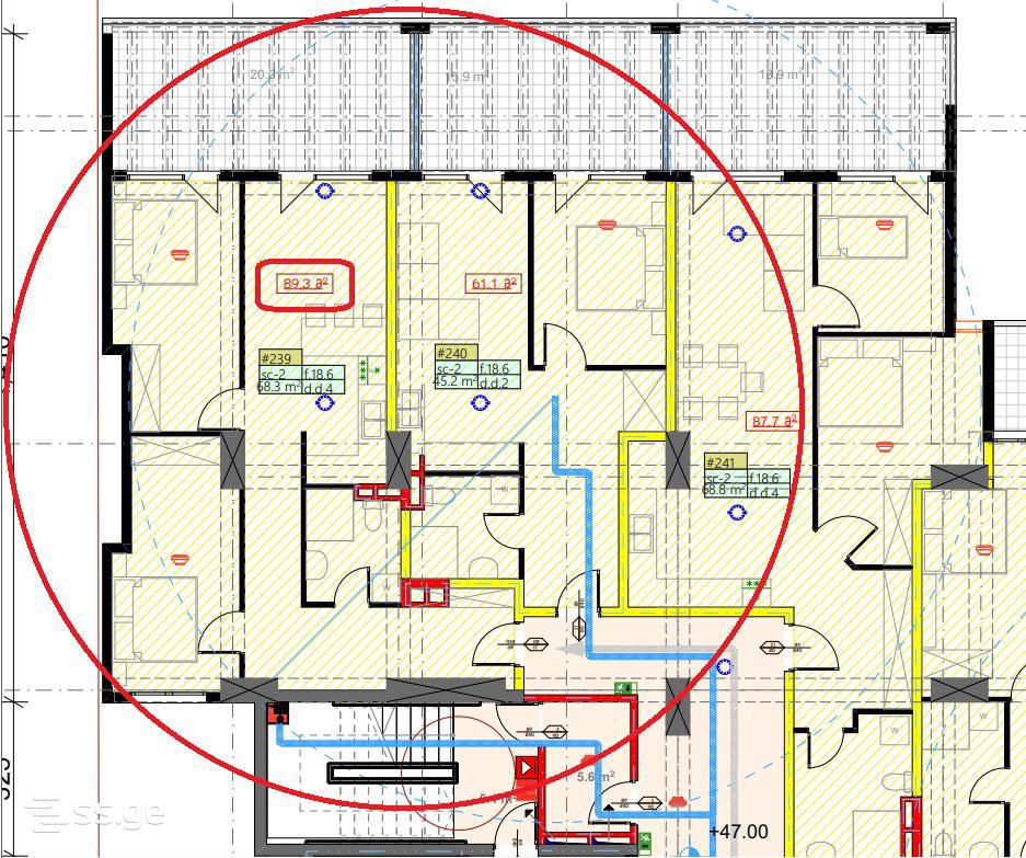 3 room Flat For Sale. Didi digomi - Widok 3