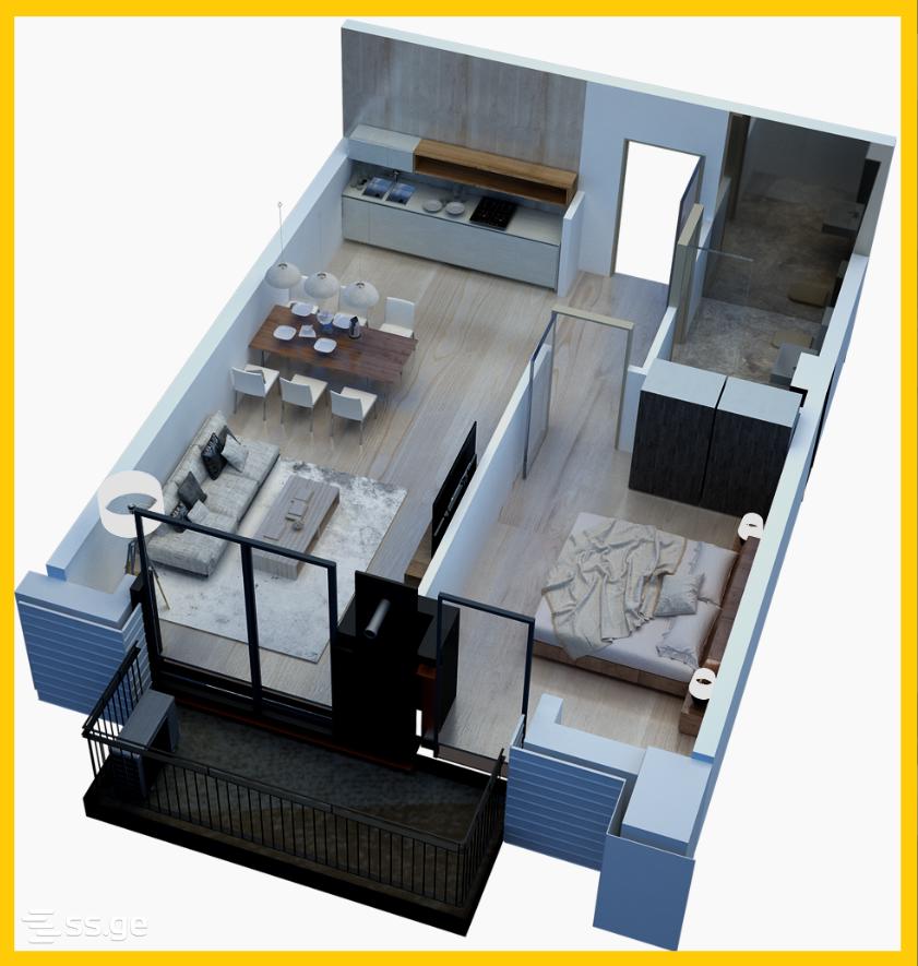 2 Room Flat For Sale, 3 of 4