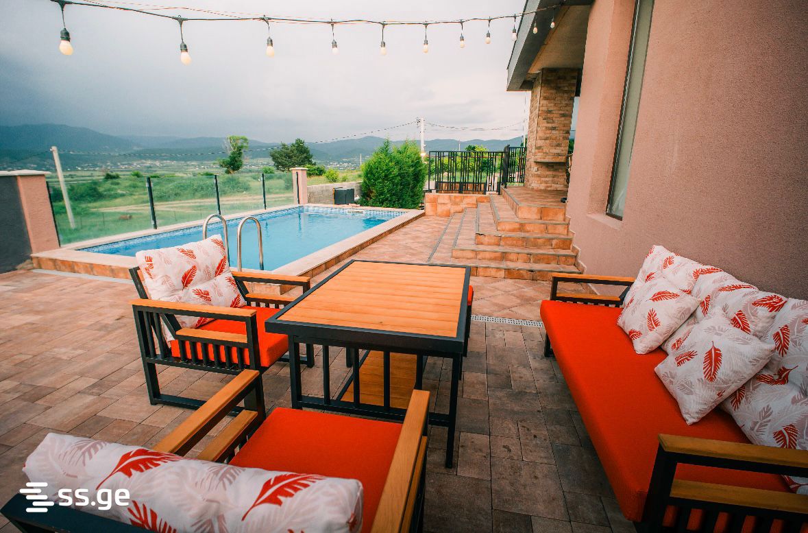 8 Room Summer Cottage Daily Rent. Saguramo, 3 of 4