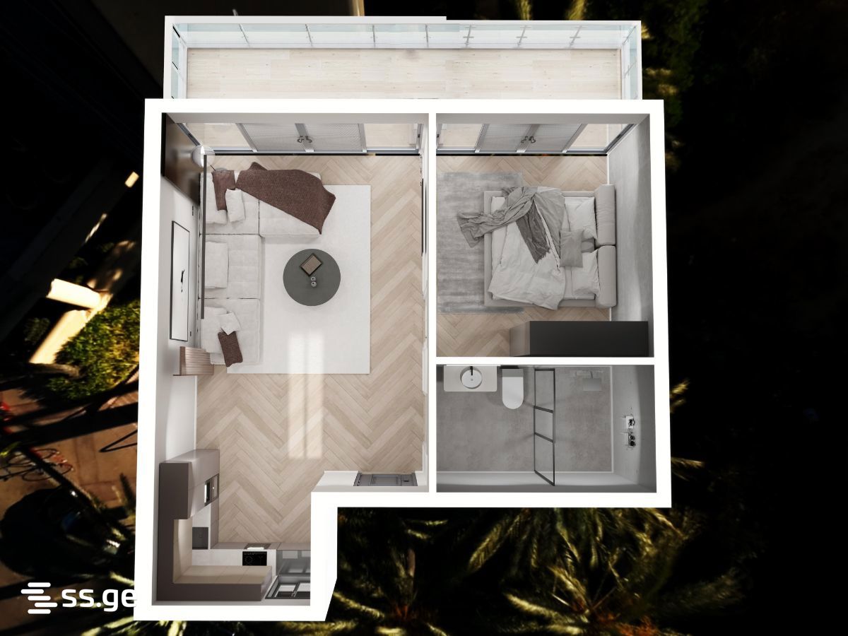 1 Room Flat For Sale view 12