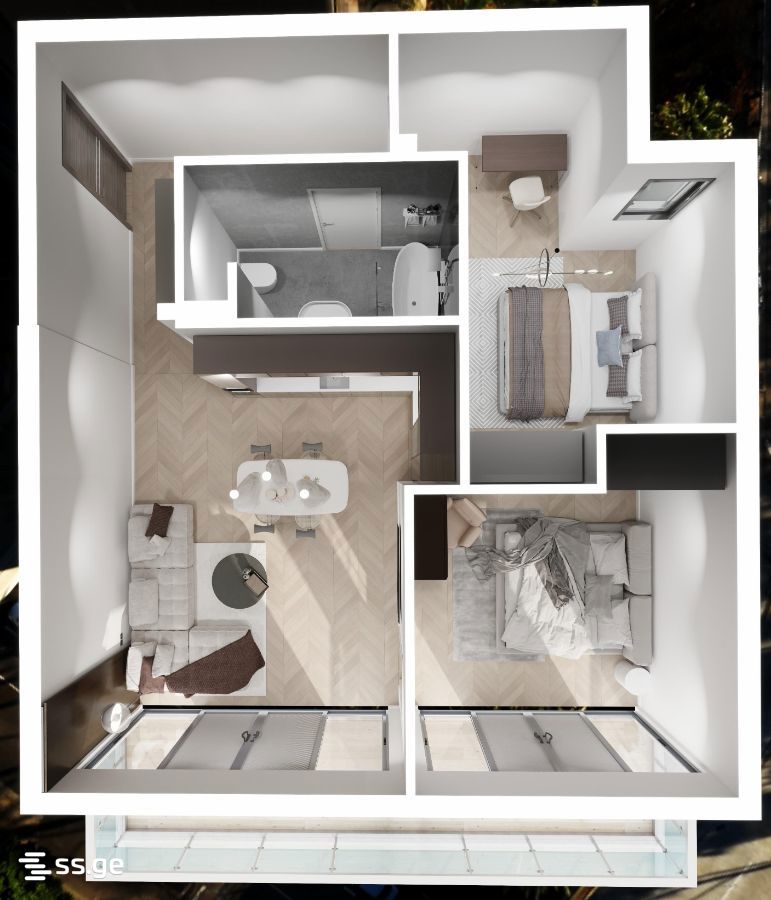 1 Room Flat For Sale view 10