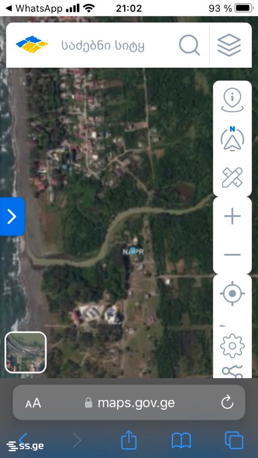 For Sale Sasoplo-Sameurneo Land Plot Ozurgetis Munitsipalitetshi view 5