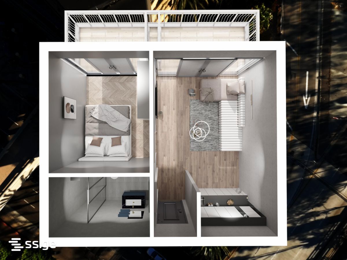 1 Room Flat For Sale view 11