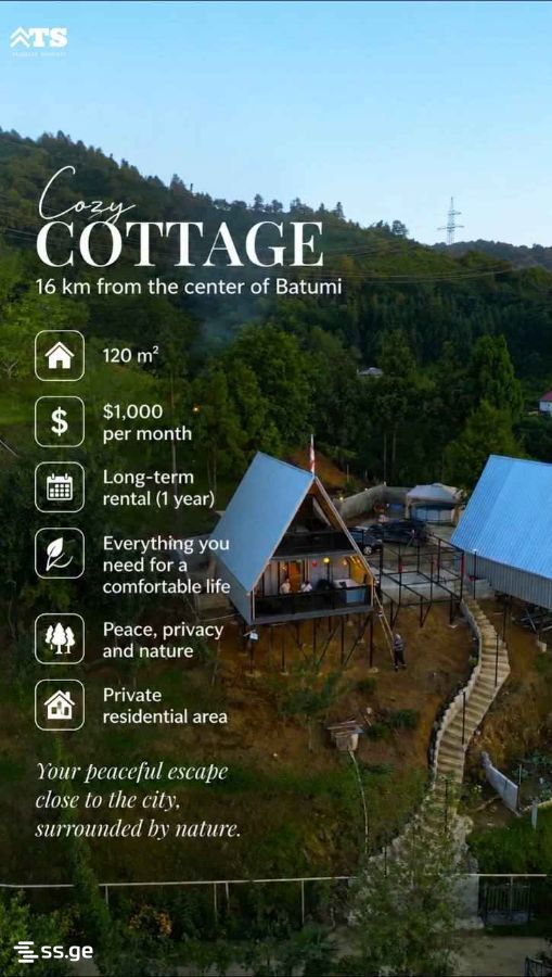 2 Room Summer Cottage For Rent. Chaqvi view 1
