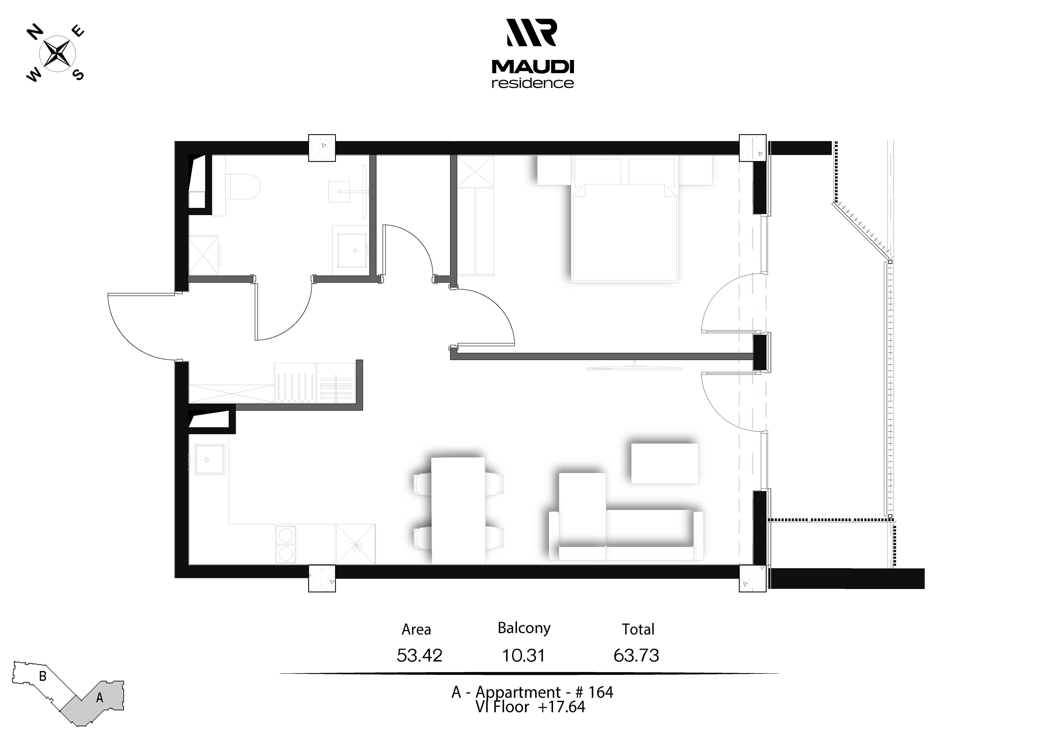 2 Room Flat For Sale view 2