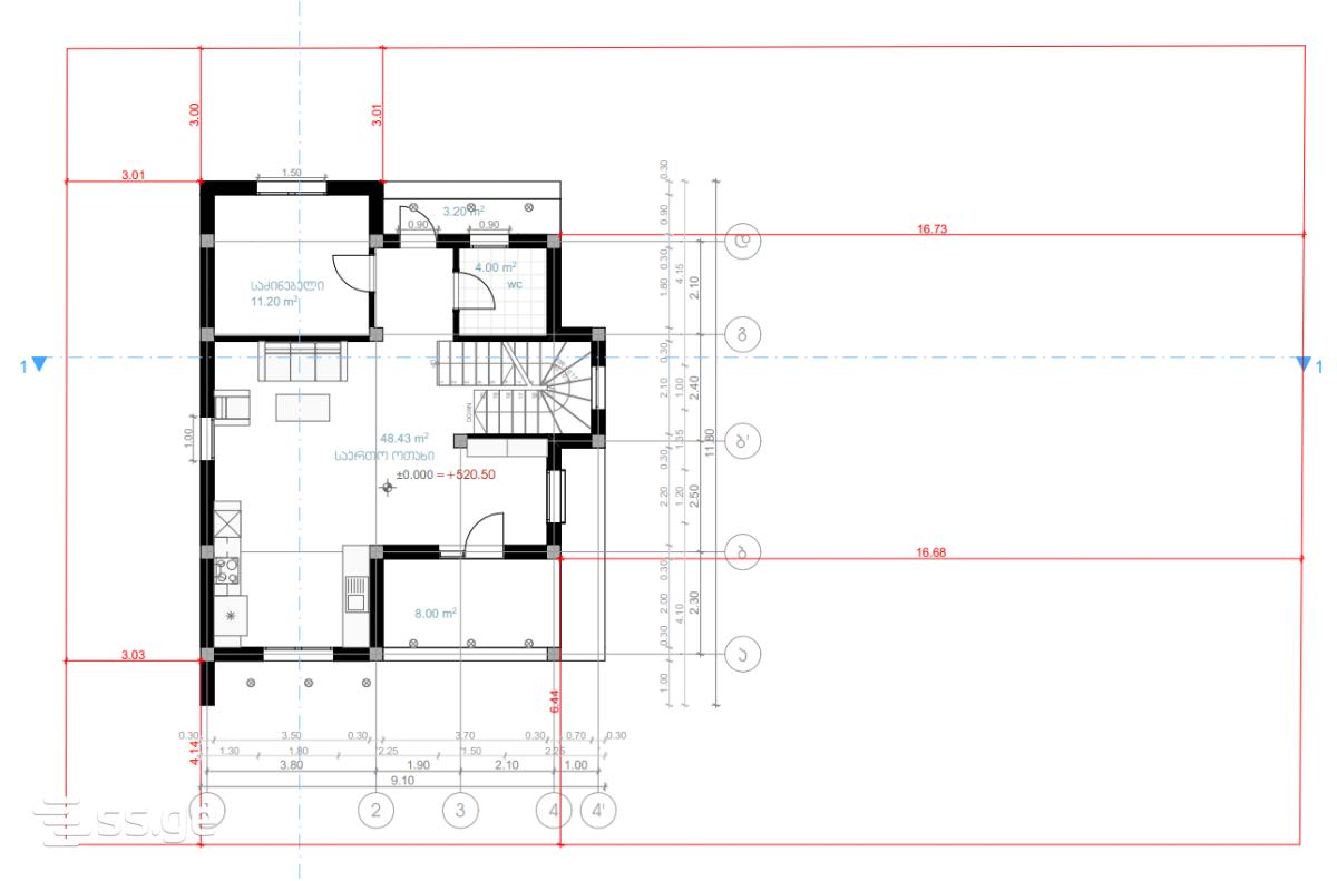 5 Room Private House For Sale view 5