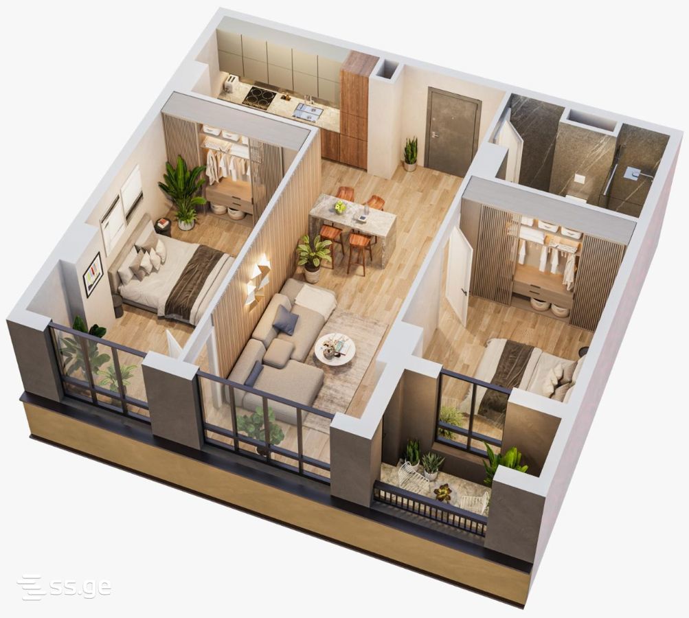 3 Room Flat For Sale view 3