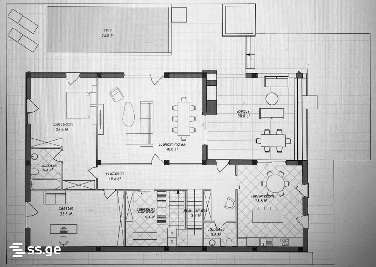 8 Room Private House For Sale view 30