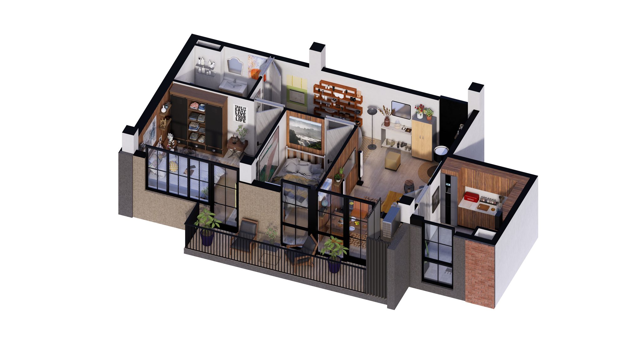 3 Room Flat For Sale