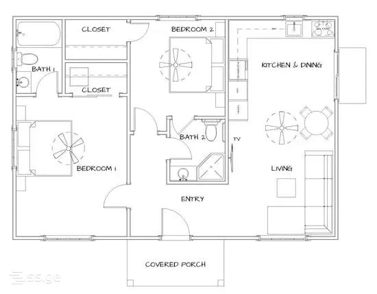 Продажа 2-комната Квартира view 8