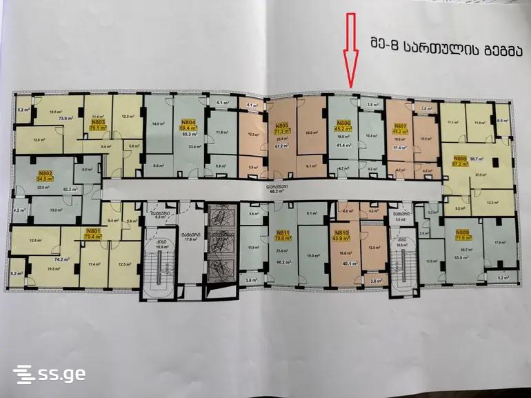 2 Room Flat For Sale view 7