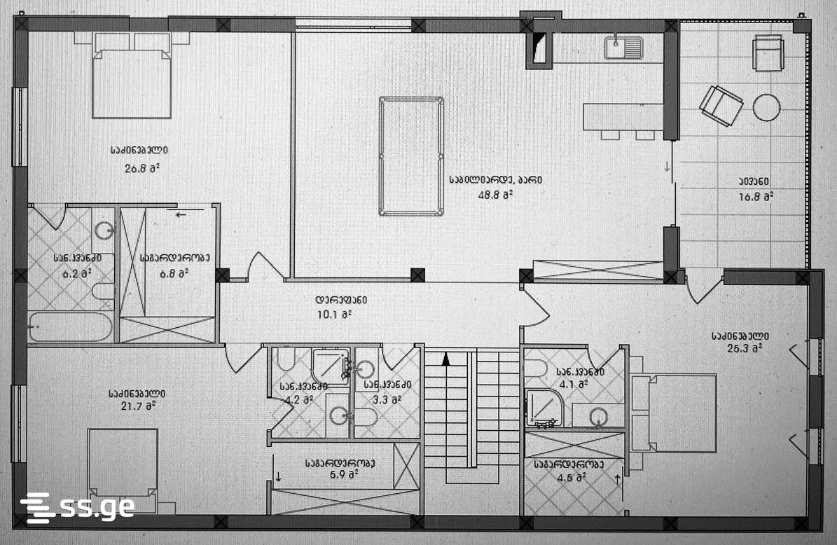 8 Room Private House For Sale view 31