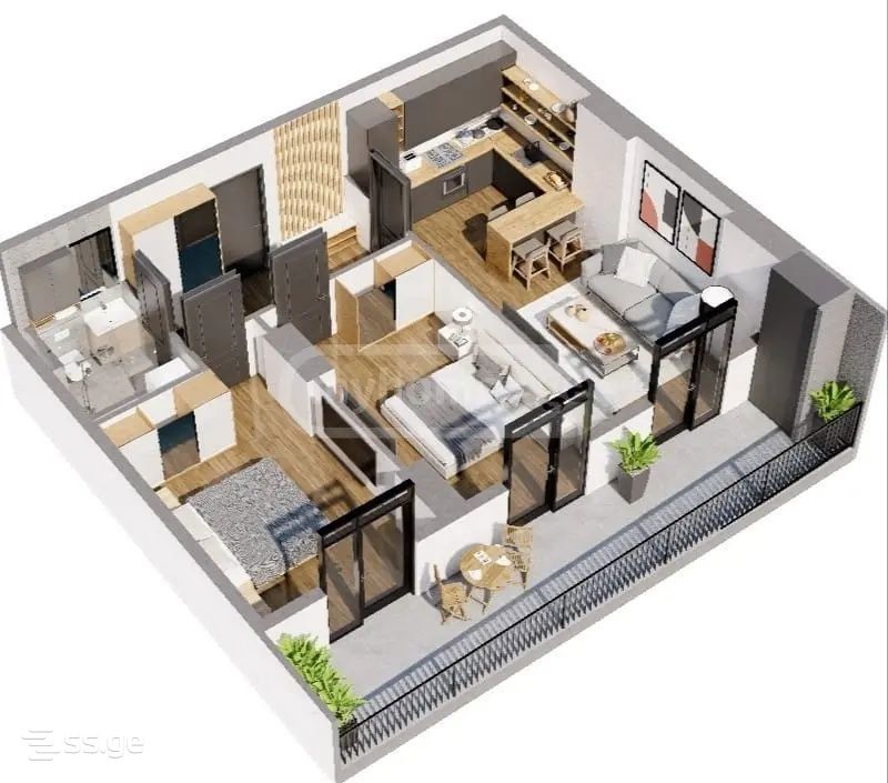 3 Room Flat For Sale view 11