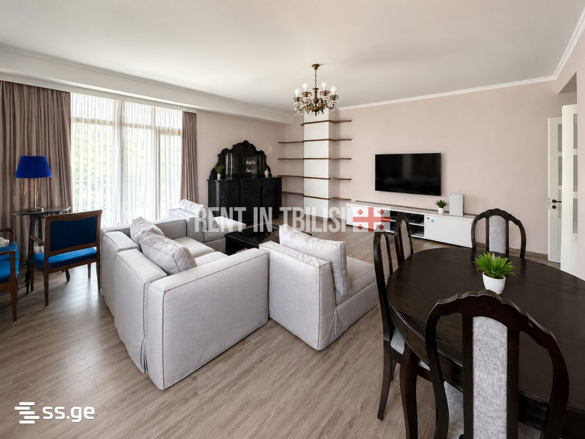 4 room Flat For Rent. Vake – pohled 3