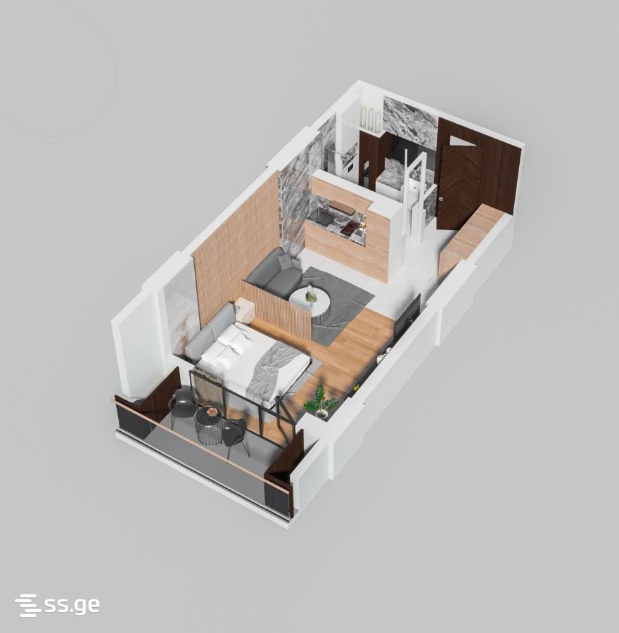 1 room Flat For Sale. Batumi - Vista 2