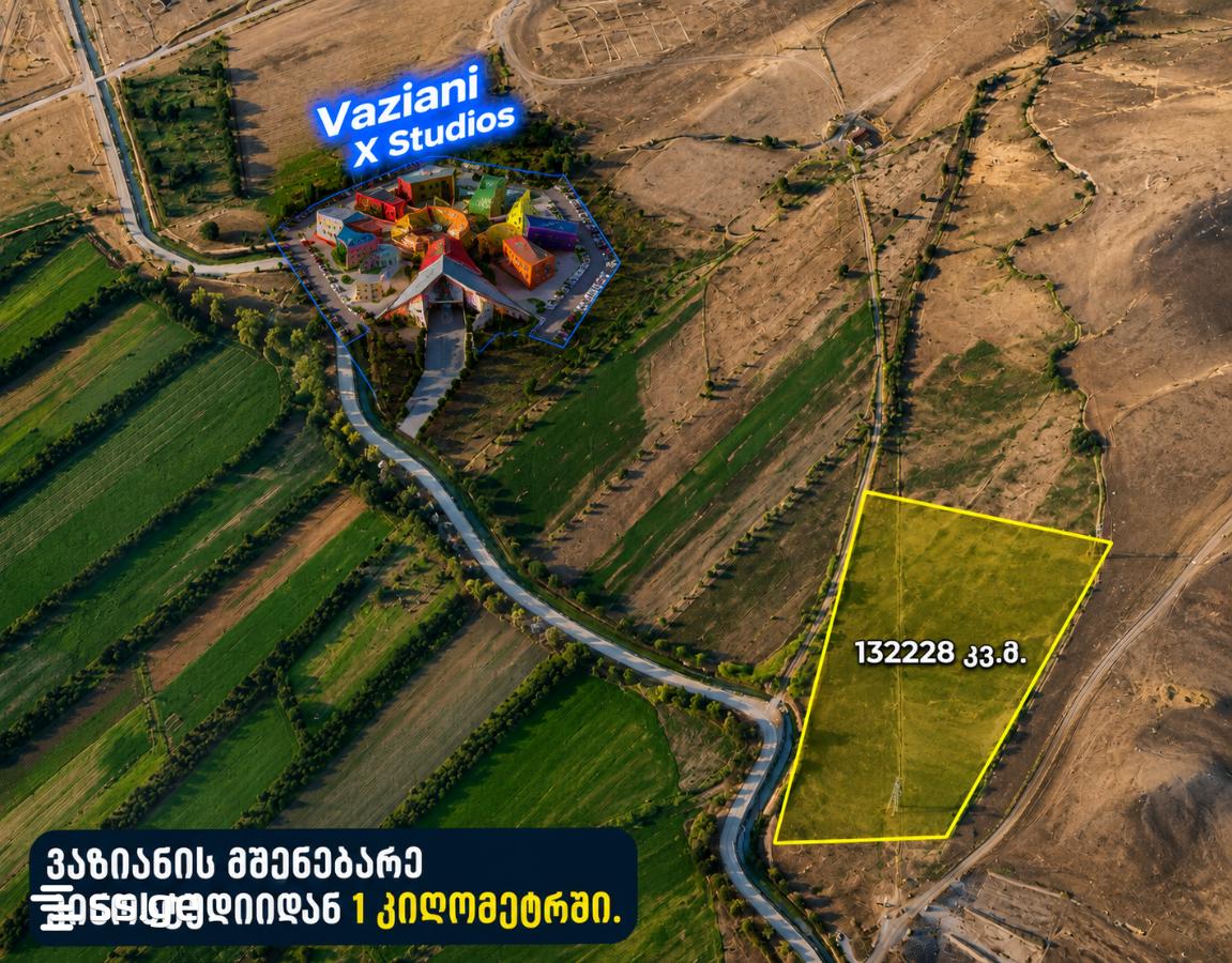 For Sale Sasoplo-Sameurneo Land Plot Gardabnis Munitsipalitetshi view 13