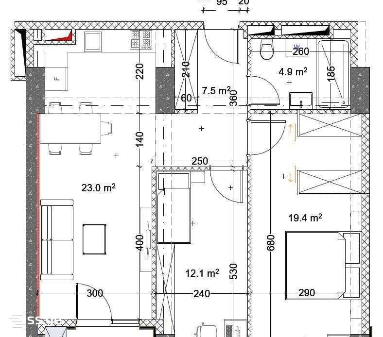 3 room Flat For Sale. Saburtalo - Widok 2