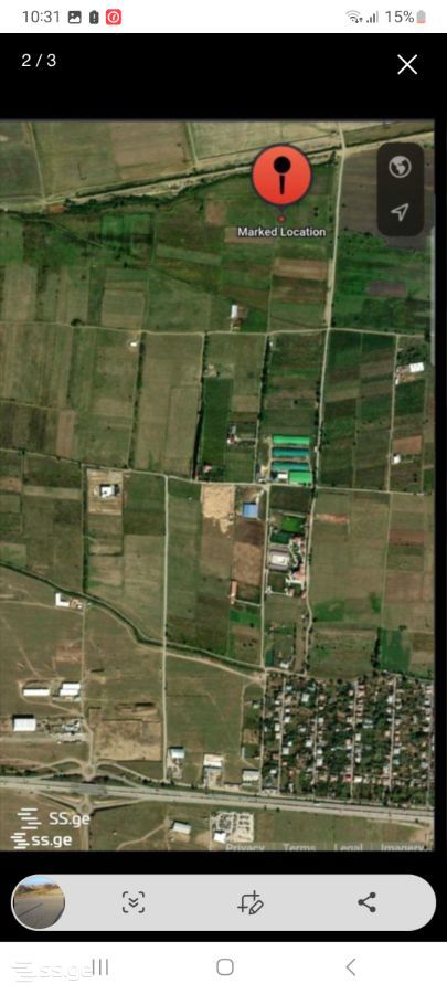 Land For Rent. Tserovani view 1