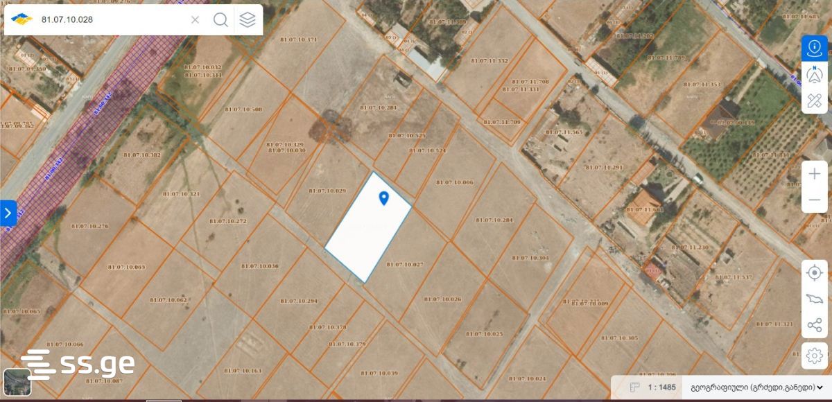 Land For Sale. Gamarjveba view 2
