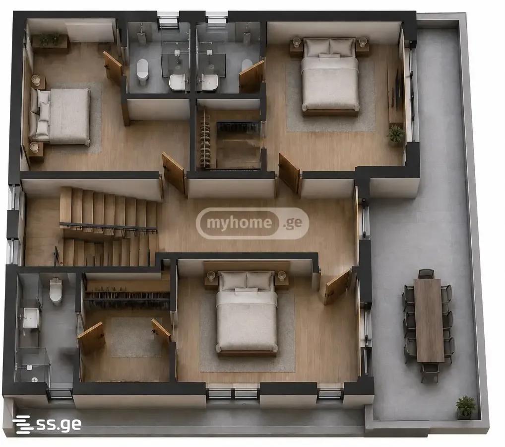 5 Room Private House For Sale view 3