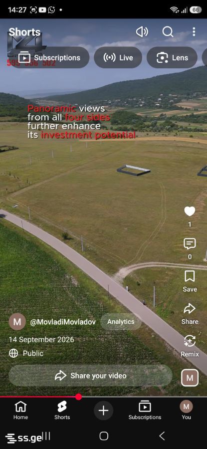 Land For Sale. Bazaleti view 4