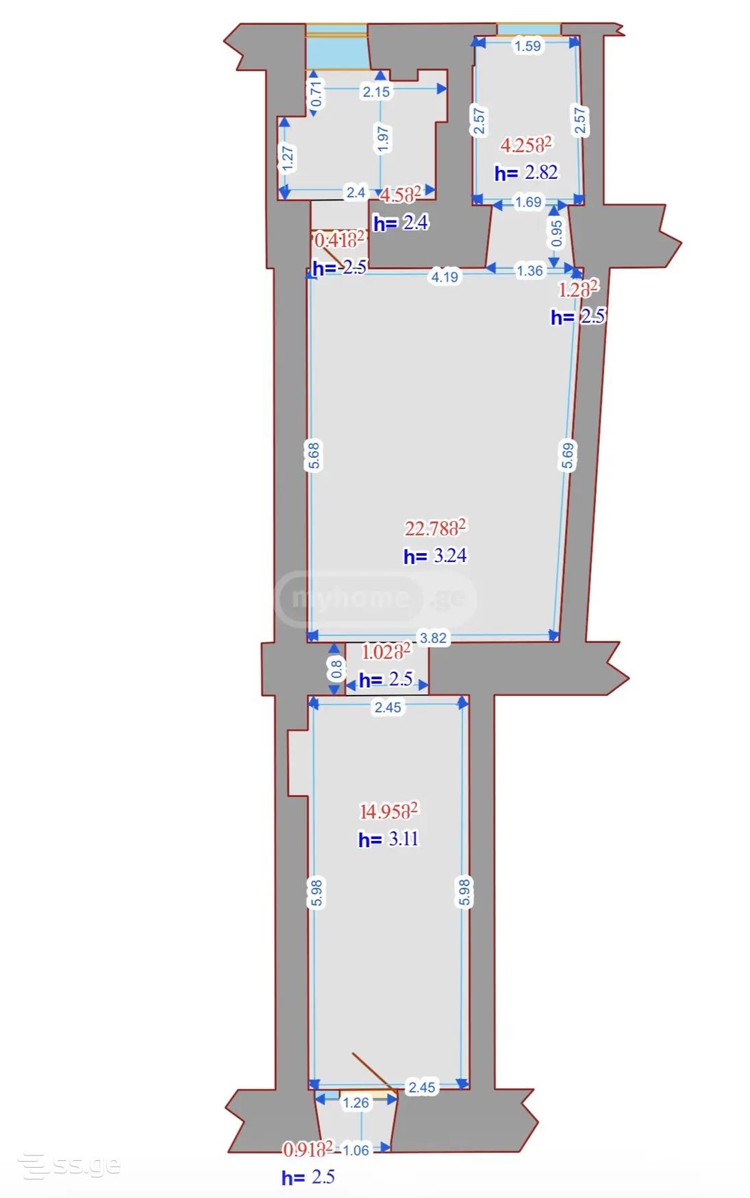 Commercial Space For Rent. Batumi view 6
