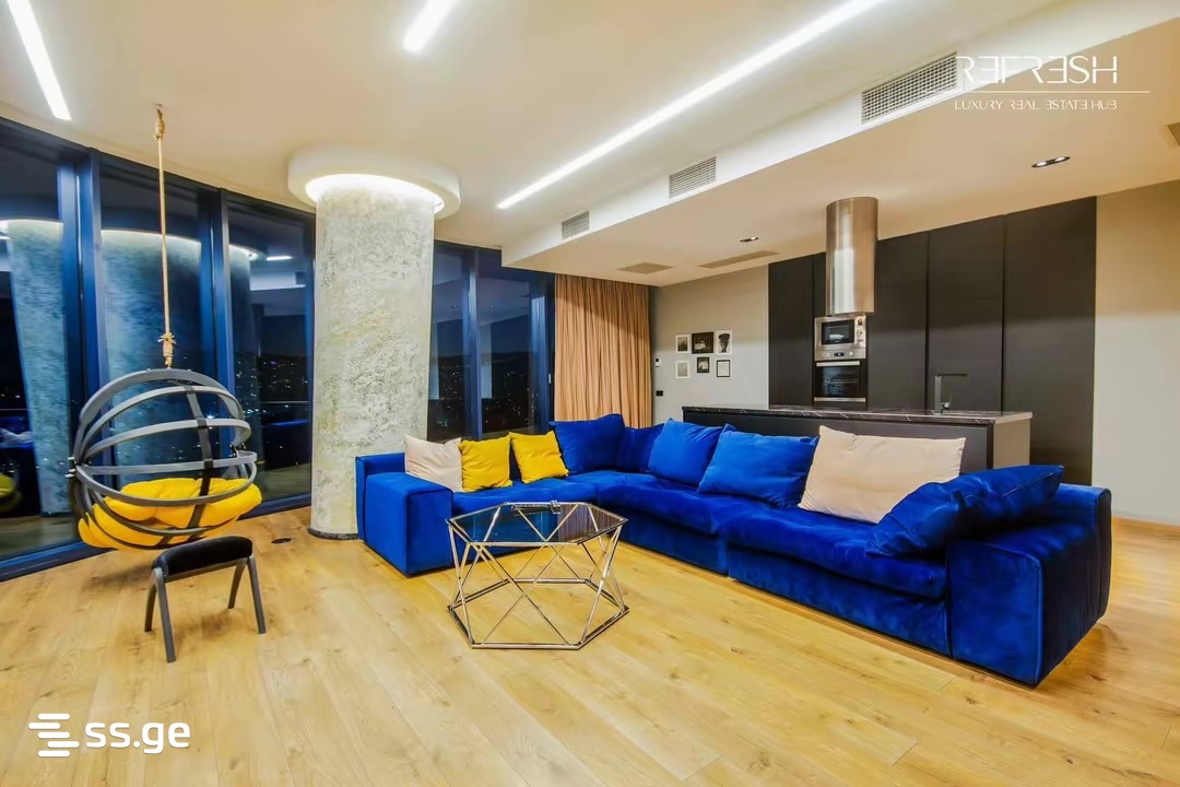 King David Residences: 2-Room Penthouse, 107.2 M² | Korter.Ge view 27