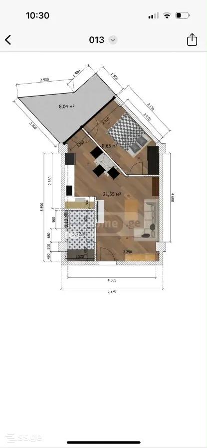 3 Room Flat For Sale view 2
