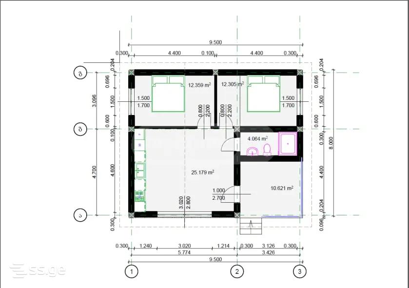 3 Room Private House For Sale view 4