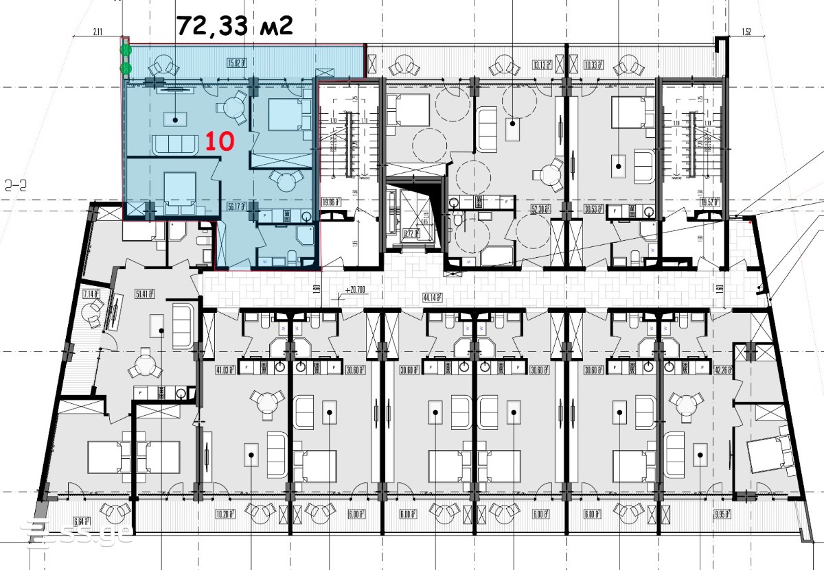Продажа 3-комната Квартира view 8