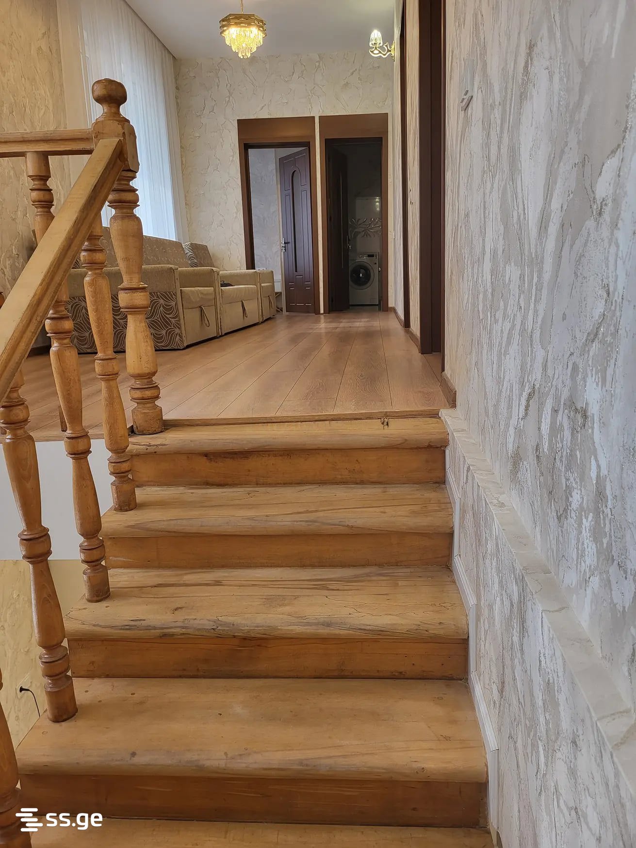 3 Room Private House For Rent. Tskneti view 2