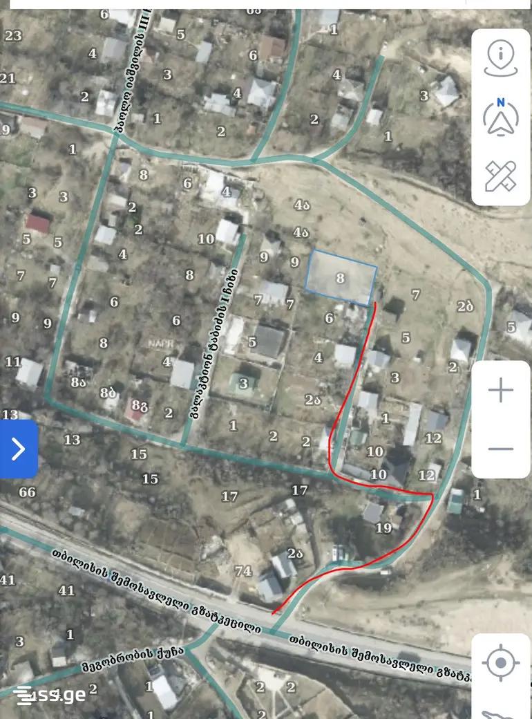 Land For Sale. Gldani view 3